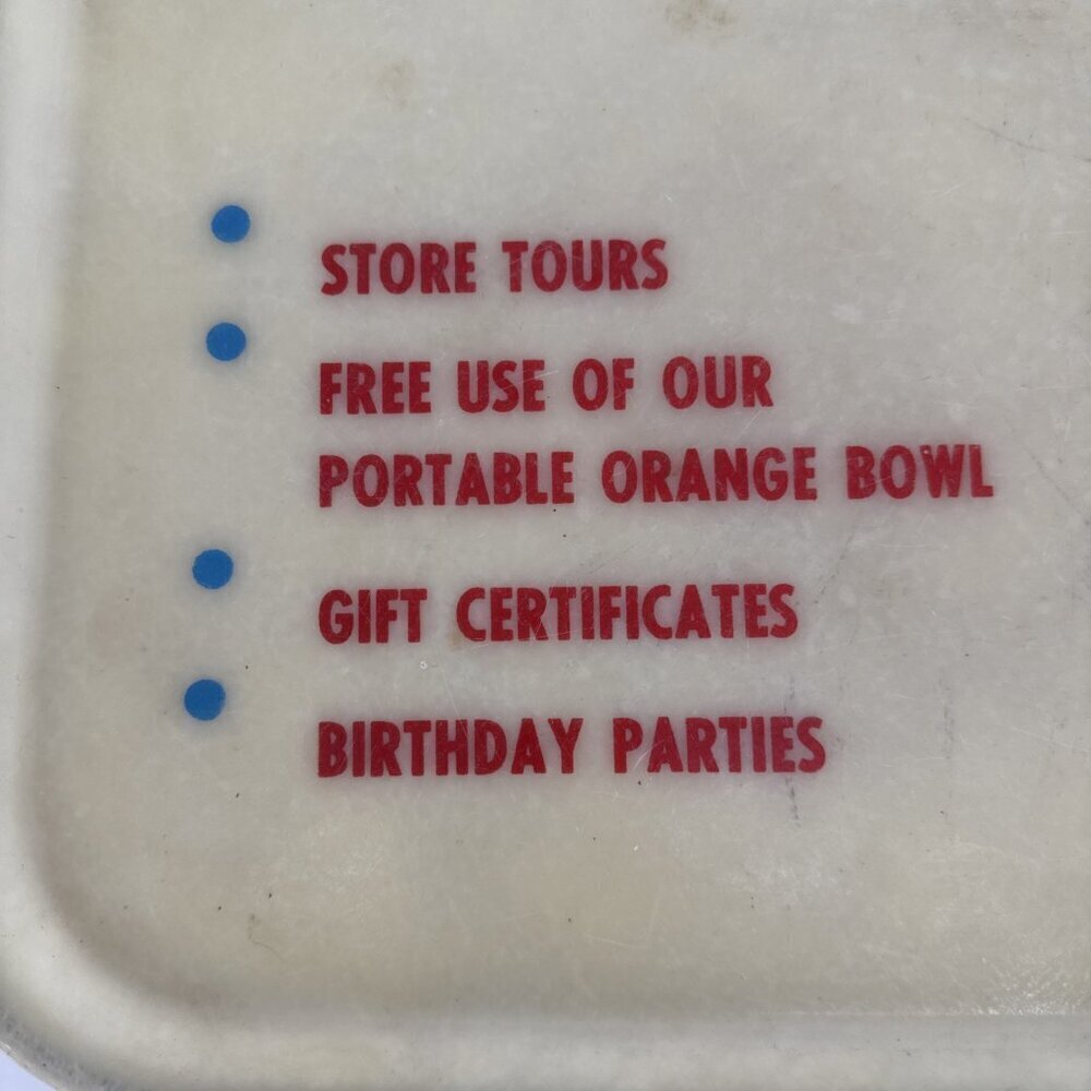 Vintage McDONALD'S RESTAURANT Fiberglass Tray Ask Our Manager About... tours - Picture 2 of 9